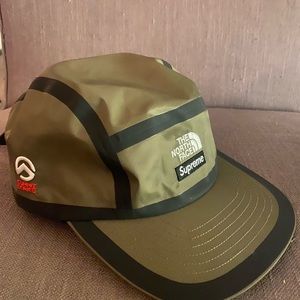 Supreme x The North Face Summit Series Outer Tape Seam Camp Cap Olive color